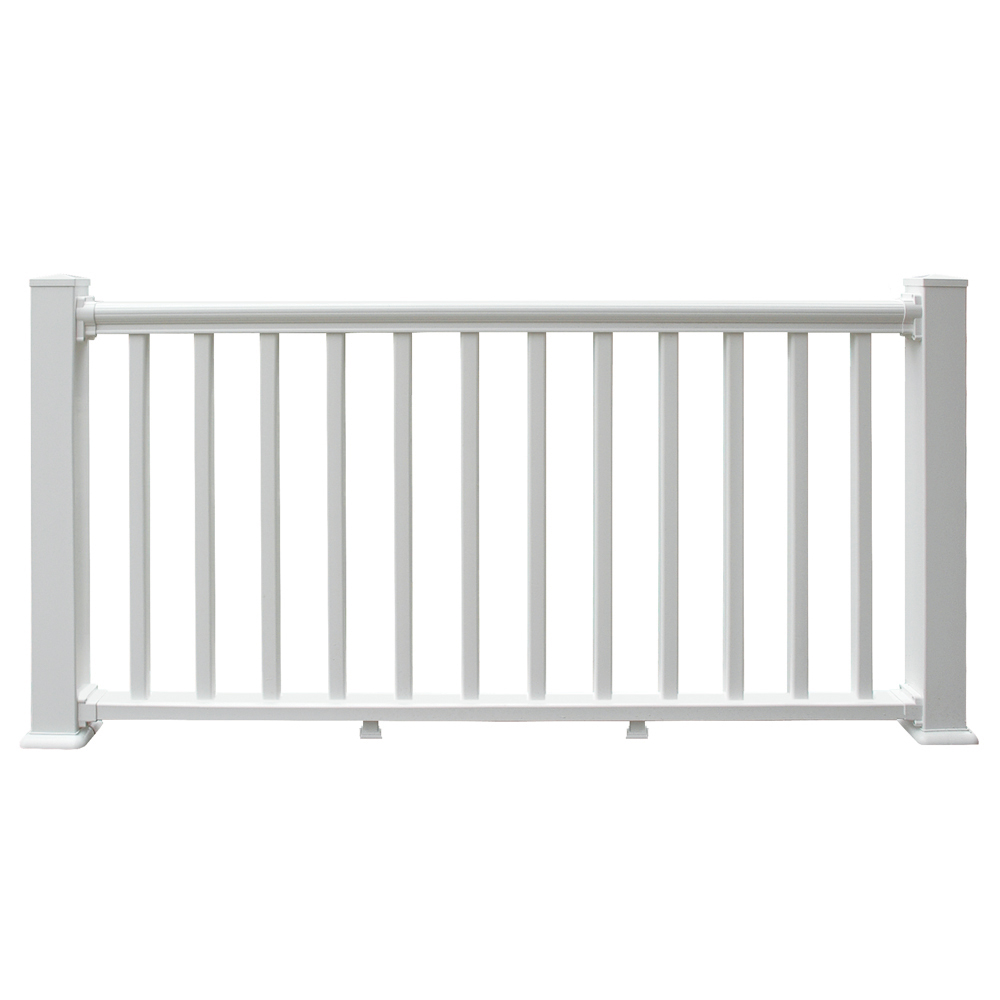 Sixth Avenue Building Products Premium Straight Rail - White