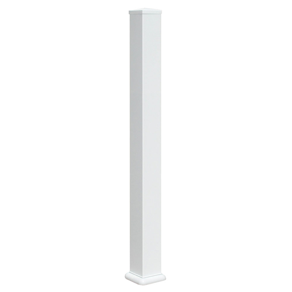Sixth Avenue Building Products Premium Rail Post Kit - White