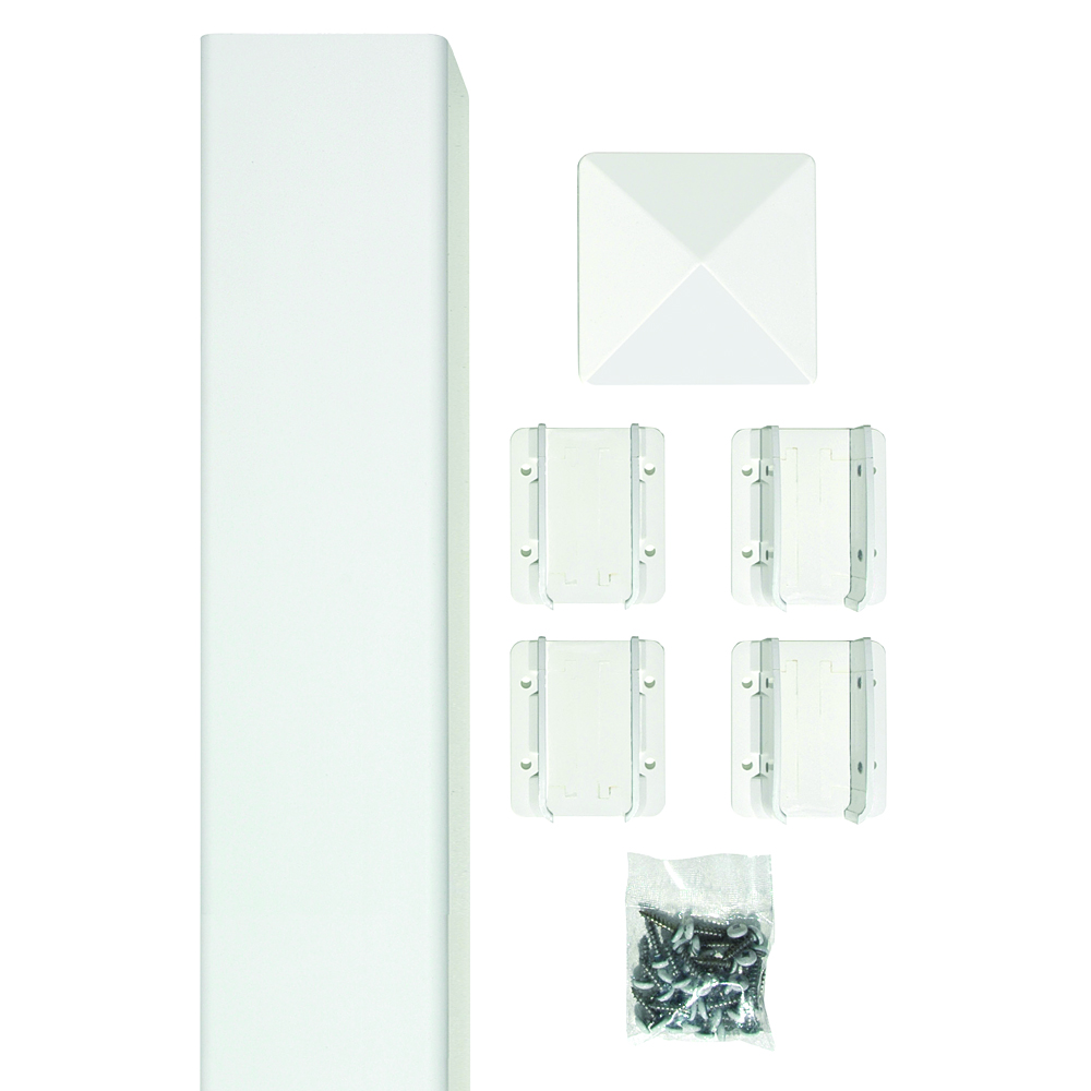 Sixth Avenue Building Products Belfast Post Kit - White