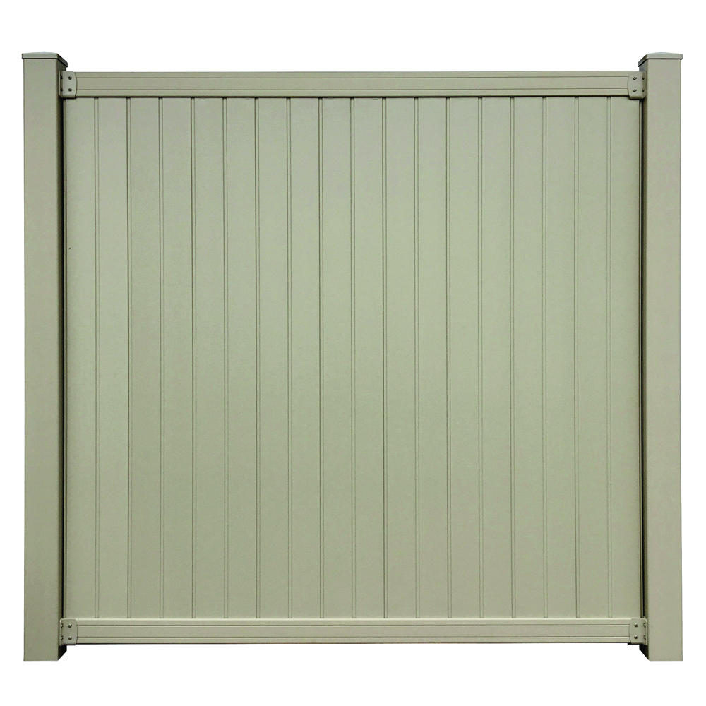 Sixth Avenue Building Products Belfast Privacy Fence - Tan